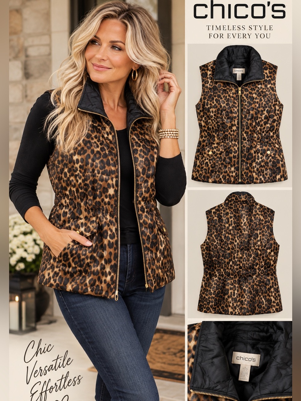 Like New Chico’s Size 0 18”ptp